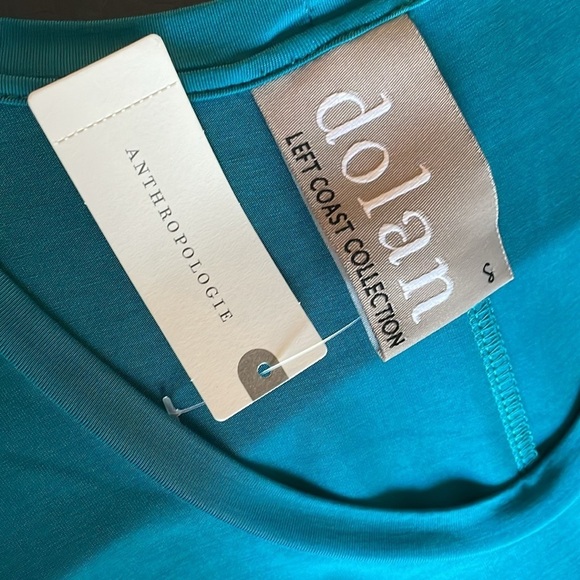 Dolan at Anthropologie Dress Mini Shift Cut Women Size S Green Blue NWT - Picture 3 of 13